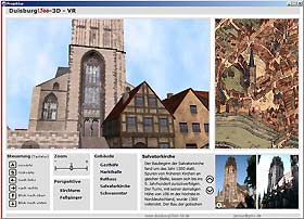 Duisburg1566-3D - VR Interface